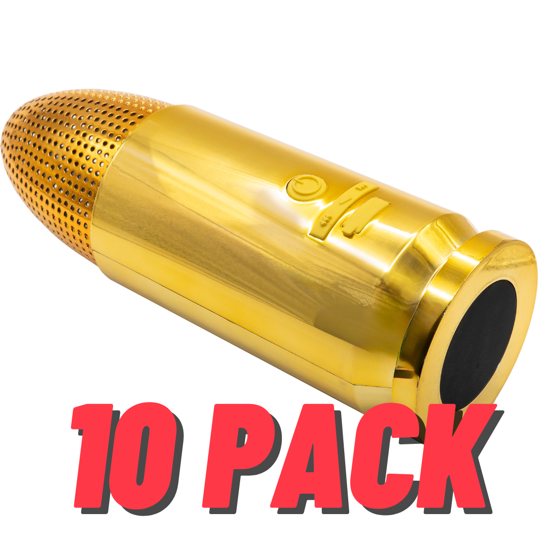 9mm Bullet Bluetooth Speaker - Dealer 10 Pack