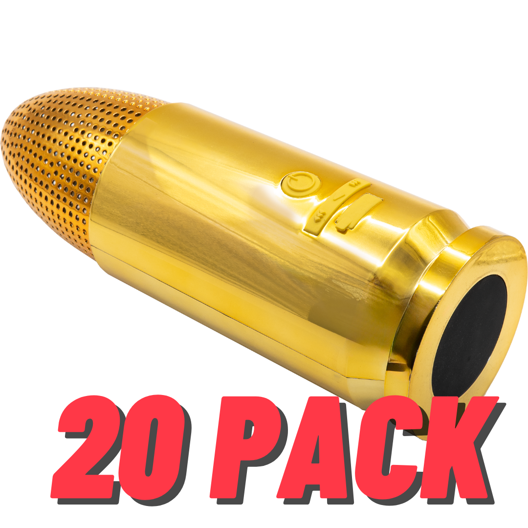 9mm Bullet Bluetooth Speaker - Dealer 20 Pack
