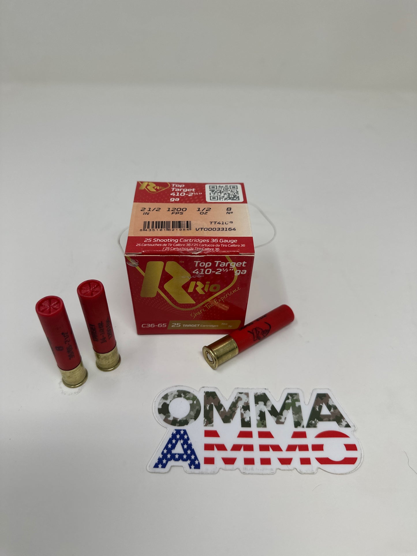 Rio Top Target 410 ga 2 1/2" #8 Shot 1/2oz