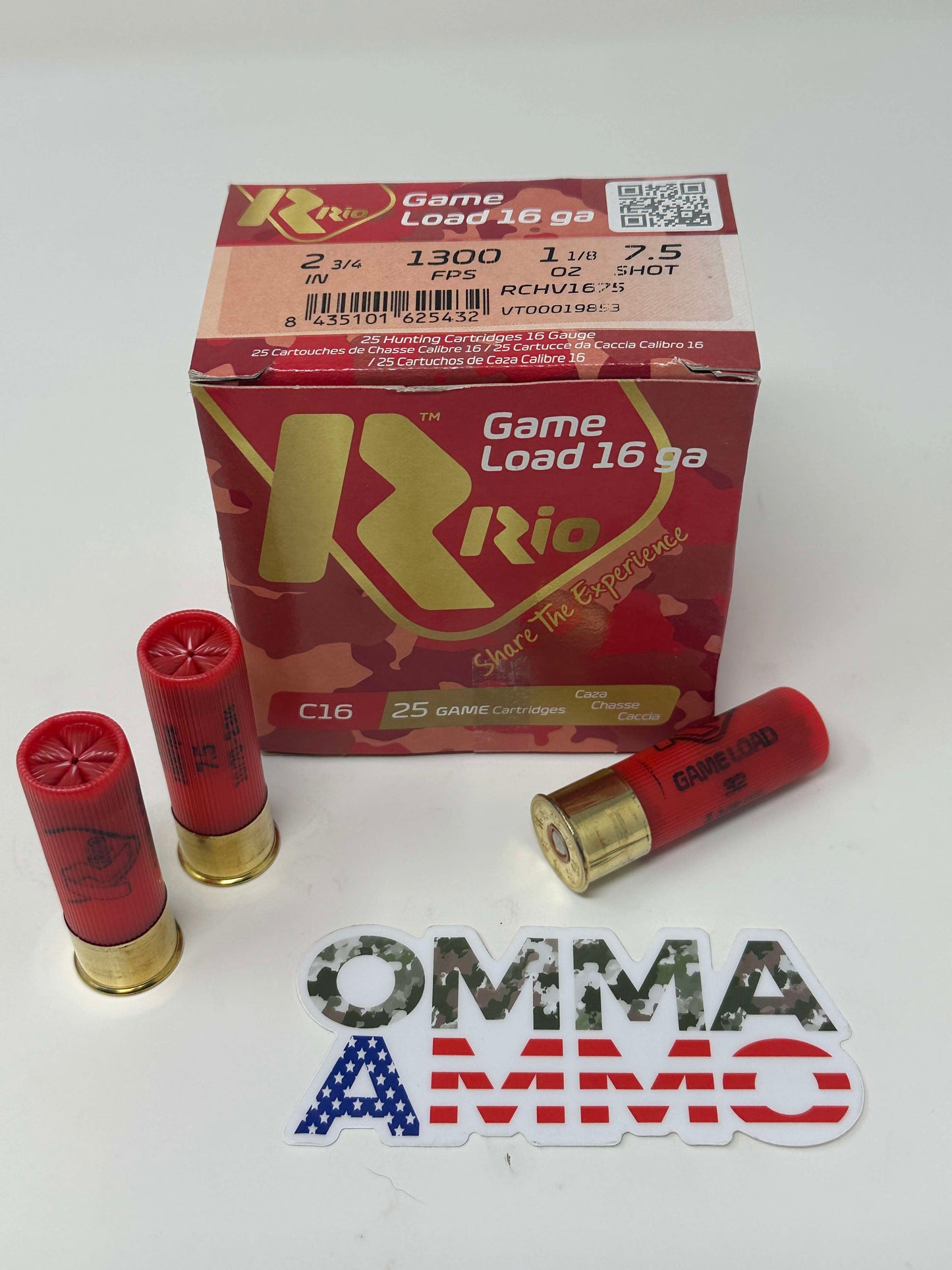 Game Load 32, 16ga, 2 3/4" #7.5, 1 1/8oz
