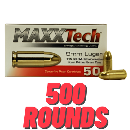 Maxx Tech 9mm 115GR