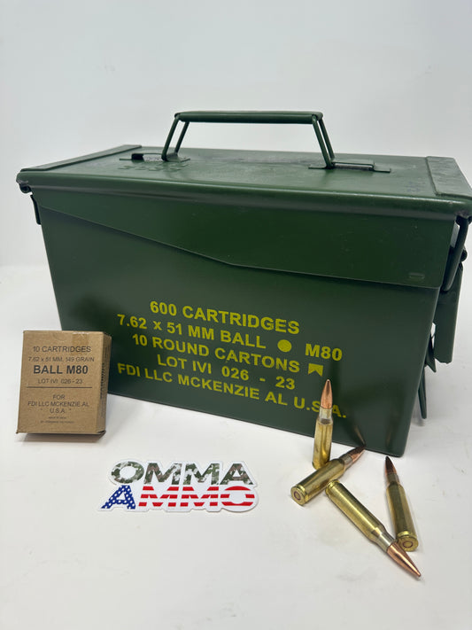 FDI 7.62x51 Nato 149gr M80