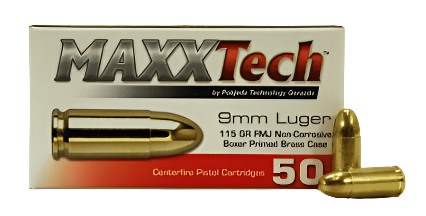 Maxx Tech 9mm 115GR