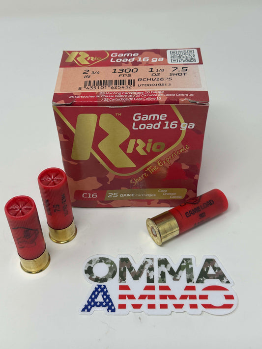 Game Load 32, 16ga, 2 3/4" #7.5, 1 1/8oz