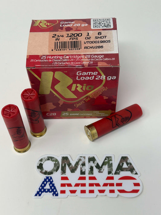Game Load 28 28ga, 2 3/4" #6 1oz